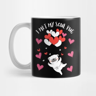 I Met My Soul Pup Valentines Gift For Dog Lovers Mug